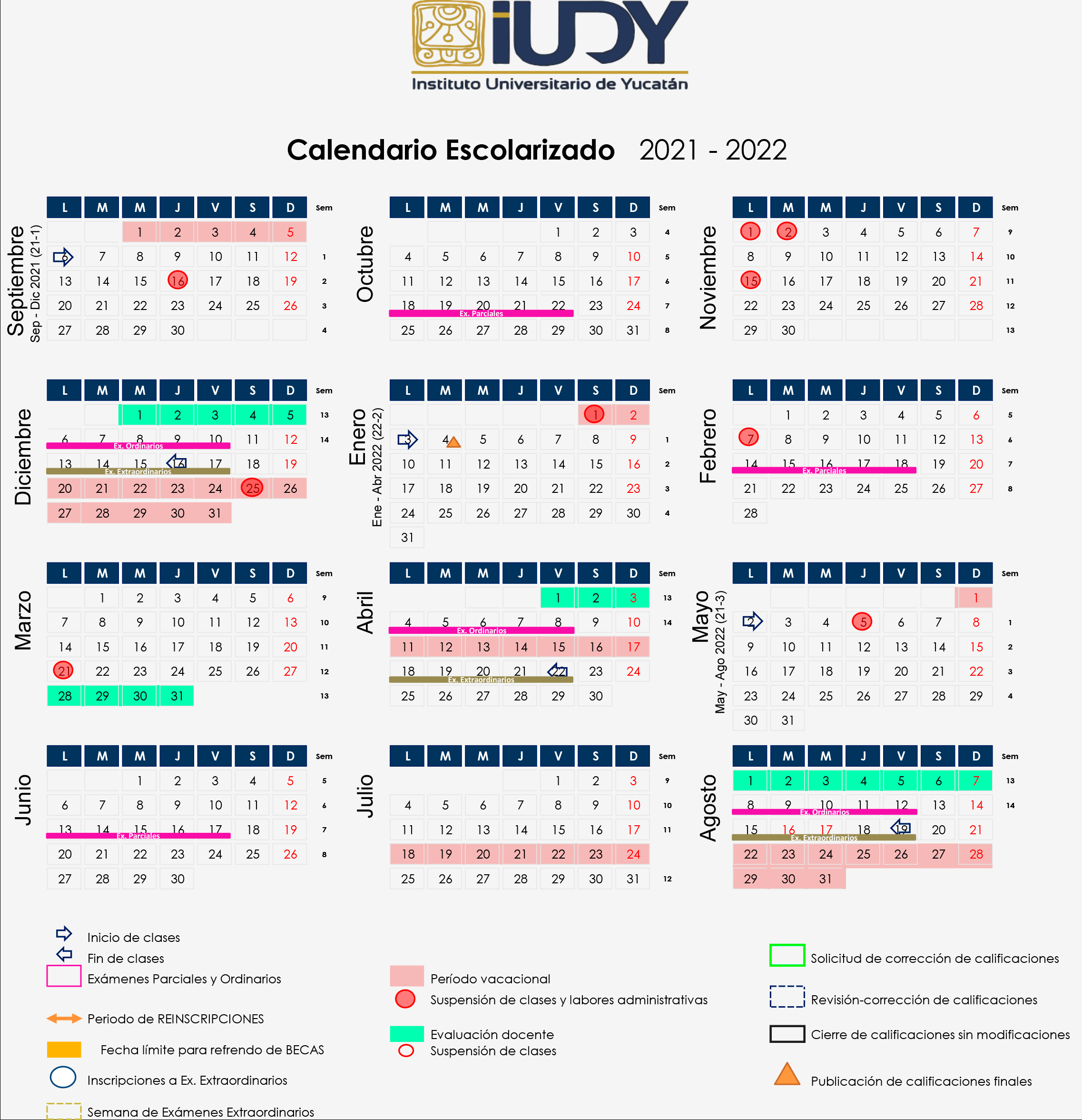 Calendario escolar 2024-2025