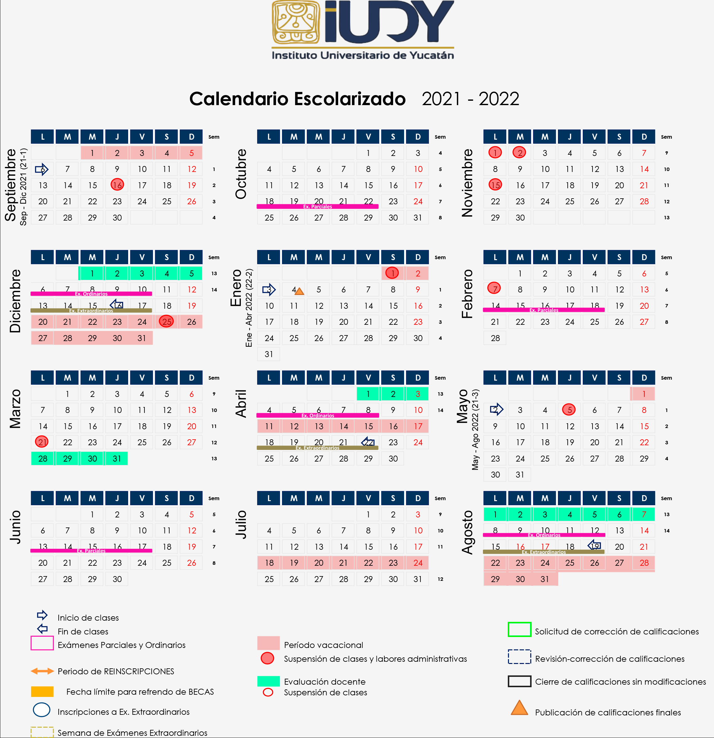 Calendario escolar 2023-2024